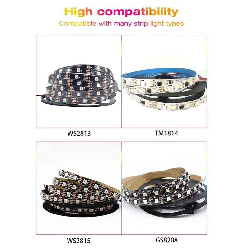 LED-контроллер GLEDOPTO ESP32 с подсветкой устройство для самостоятельной регулировки