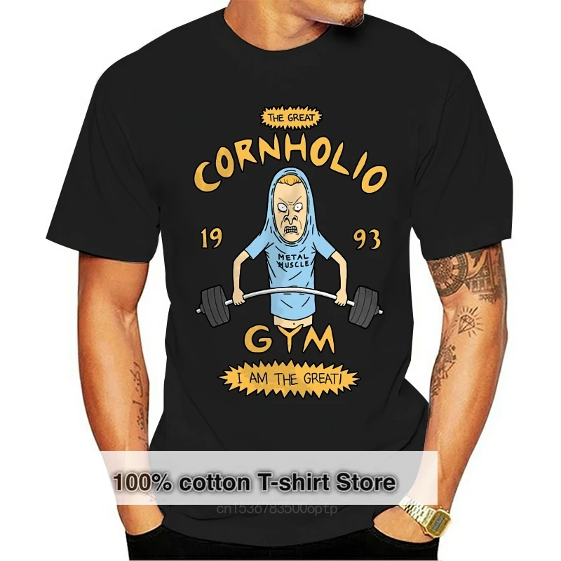 Beavis And Butthead Cornholio Gym - I Am The Great Funny Men'S Black T-Shirt New Fashion Tee Shirt