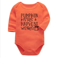 fall baby clothes pumpkin kisses bodysuits cotton thanksgiving cute fall new born baby items fall baby clothes