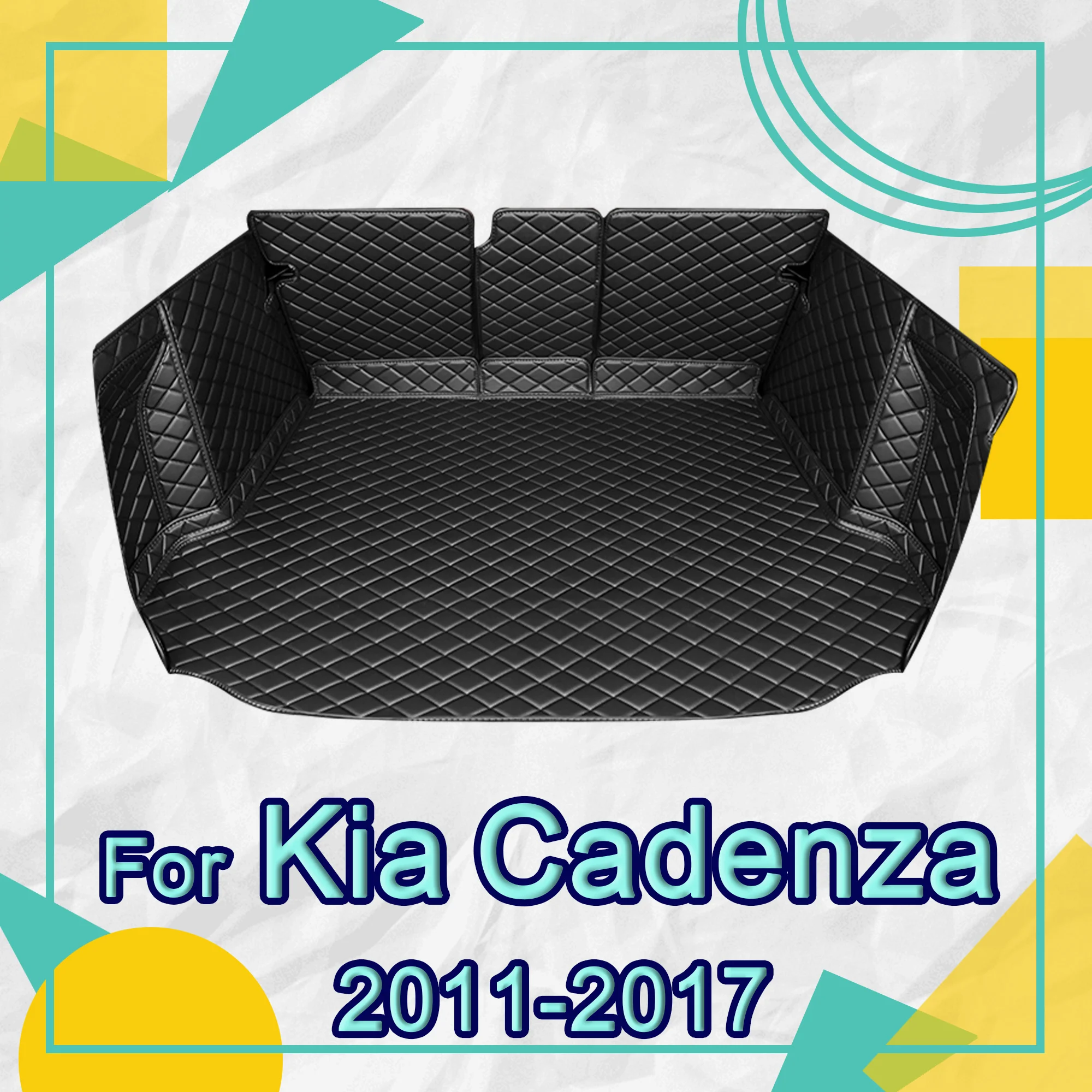 

APPDEE Car trunk mat for KIA Cadenza 2011 2012 2013 2014 2015 2016 2017 cargo liner carpet interior accessories cover