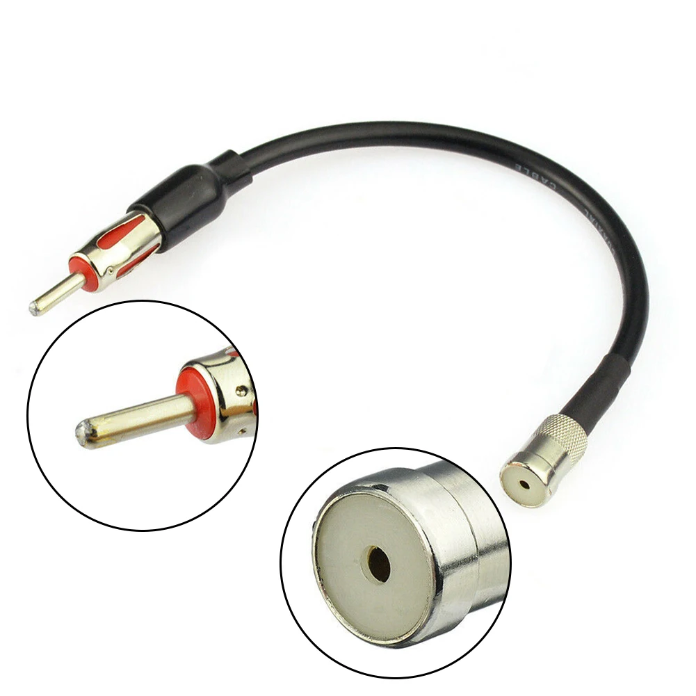 

Car Stereo Antenna Adapter Car Radio Antenna Adapter ISO To DIN Cable FM AM Antenna Stereo Radio Antenna Fak Ra Adapters Cables