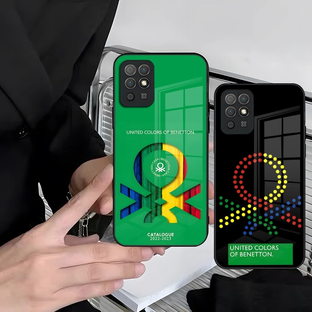 Одежда бренда benetton телефон для Redmi 8 10 Poco x3Pro 9 x3Nfc 12 9T x3 9A Note10 Pro Note12 11x5 Note8 Plus 11 s coq