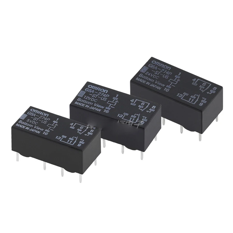 

5PCS/Lot G6A-274P-ST-US-5VDC 12VDC 24VDC 5V/12V/24V 8P 8Pin 2A Relay