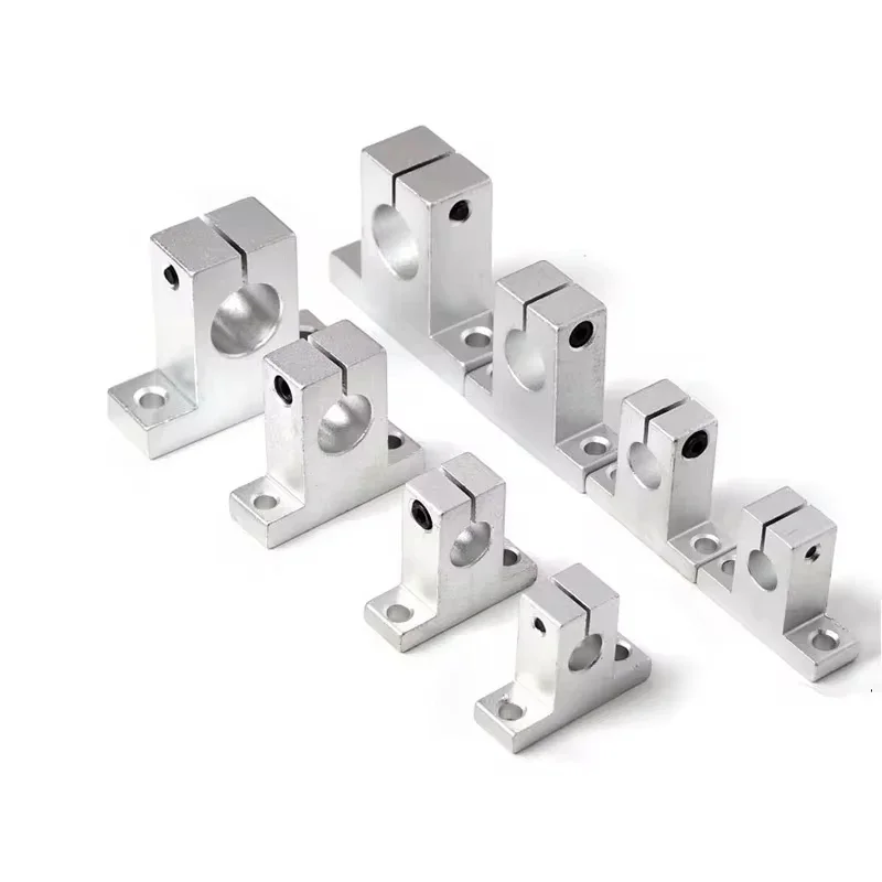 4 шт./лот SK10 8 мм линейный подшипник рельсовый вал Поддержка SK8 SK12 12 SK16 SK20 для XYZ стол