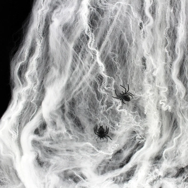 Украшение на Хэллоуин паук из хлопковой нитки паука с паукой искусственный для