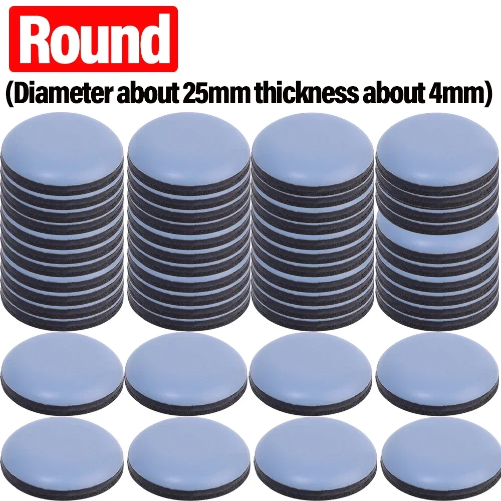 

80-4 шт. самоклеящиеся мебельные скользящие подушечки для ножек стола, стула, утолщенные подушечки для коврика, антиабразивные защитные коврики для пола