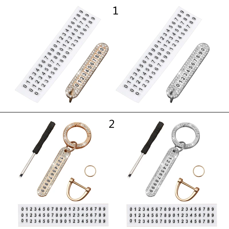 

Автомобильный бриллиантовый брелок креативный кулон с номером телефона карта для дома отличный популярный