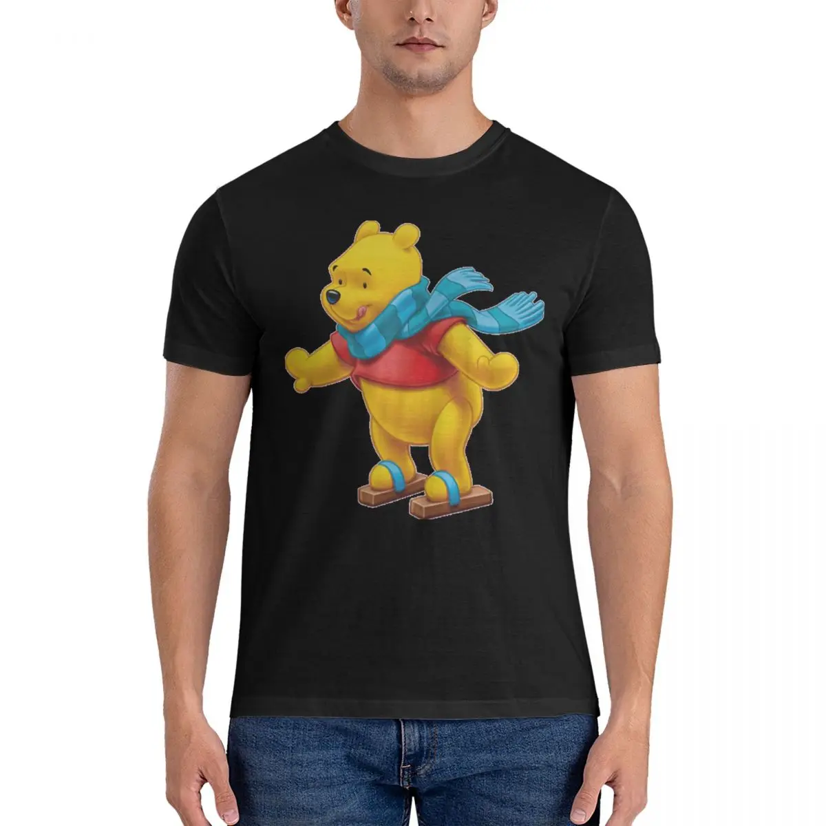 Мужская футболка Anuncios And Piglet Disney Winnie The Pooh забавные футболки с короткими рукавами