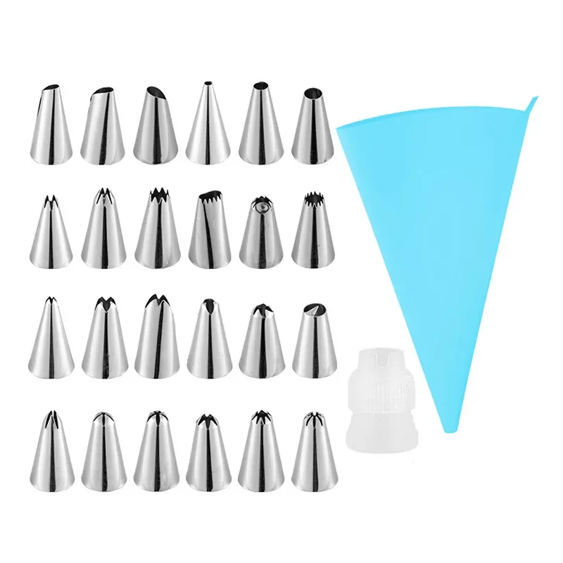 

8/14/26 Pcs Set Kitchen Gadgets Fondant Decor Pastry Nozzle Cakes Decoration Set Stainless Steel/TPU Multi Purpose