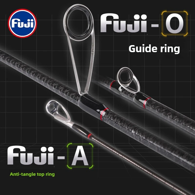 Фото LURESTAR Приманка Удочка 1,98 м 2,07 м 2,13 м 2,28 м 2,4 м Направляющее кольцо FUJI Carbon L/ML/M Power Casting Спиннинговая удочка для окуня MF/F Action №2