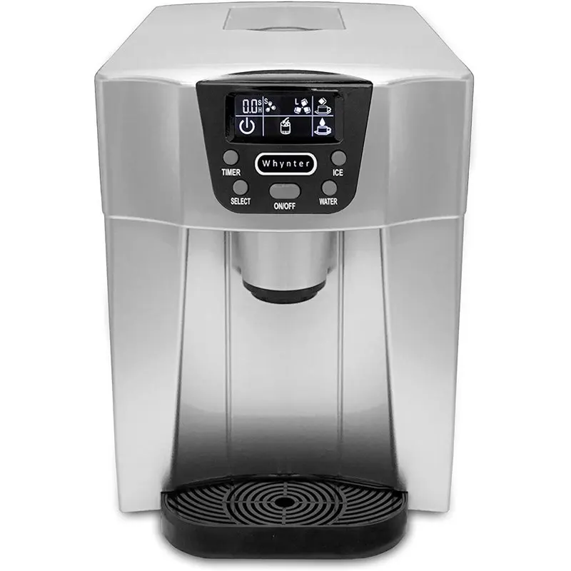 

Countertop Direct Connection Ice Maker and Water Dispenser – Silver
