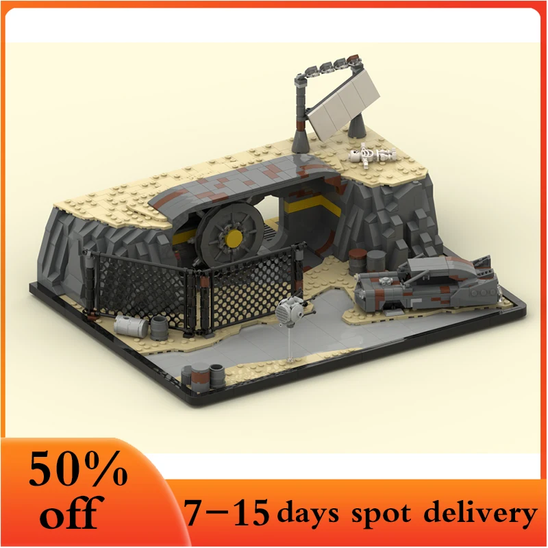 

1630pcs Customized MOC Bricks Fallout Nuclear Shelter Vault DIY Assembly Building Blocks Movie Scenes Forge Model Set Toy Gifts