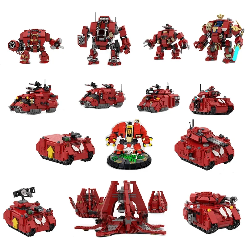 Популярные игры модель Moc строительные кирпичи молоток боевой мех коллекция