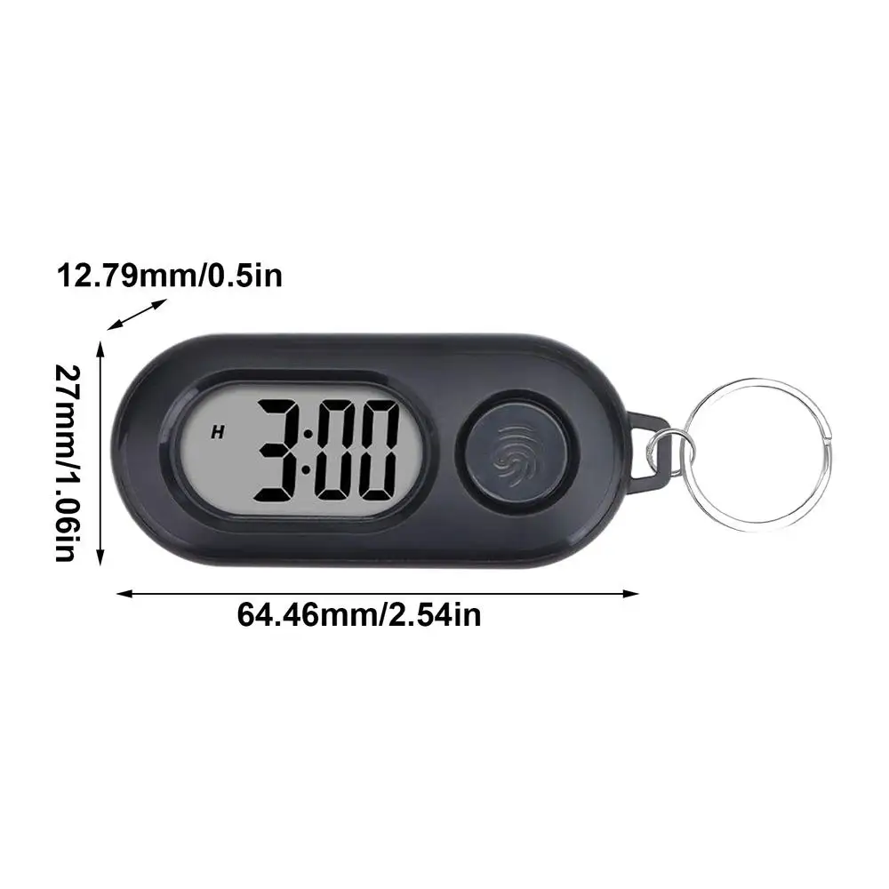 

Портативные часы-брелок с подсветкой