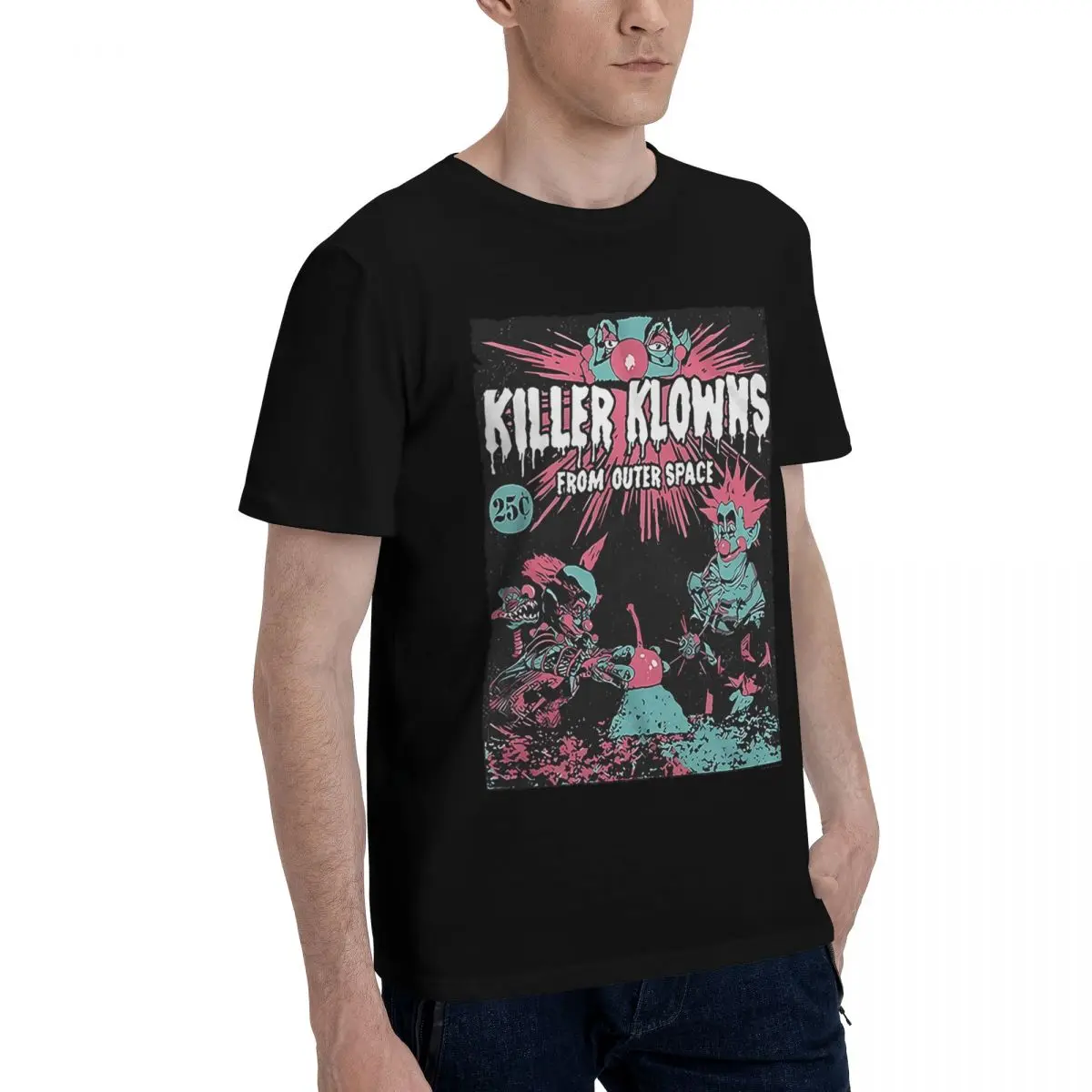 Killer Klowns From Outer Space Komic 100% хлопок повседневная дышащая удобная винтажная мужская