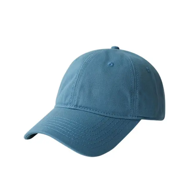 Plain Snapback Hat Cap for Big Head Blank Cap Cotton Wash Soft Top Baseball Cap (55-60cm/60-65cm) Spring/Summer 2023 Cap 3