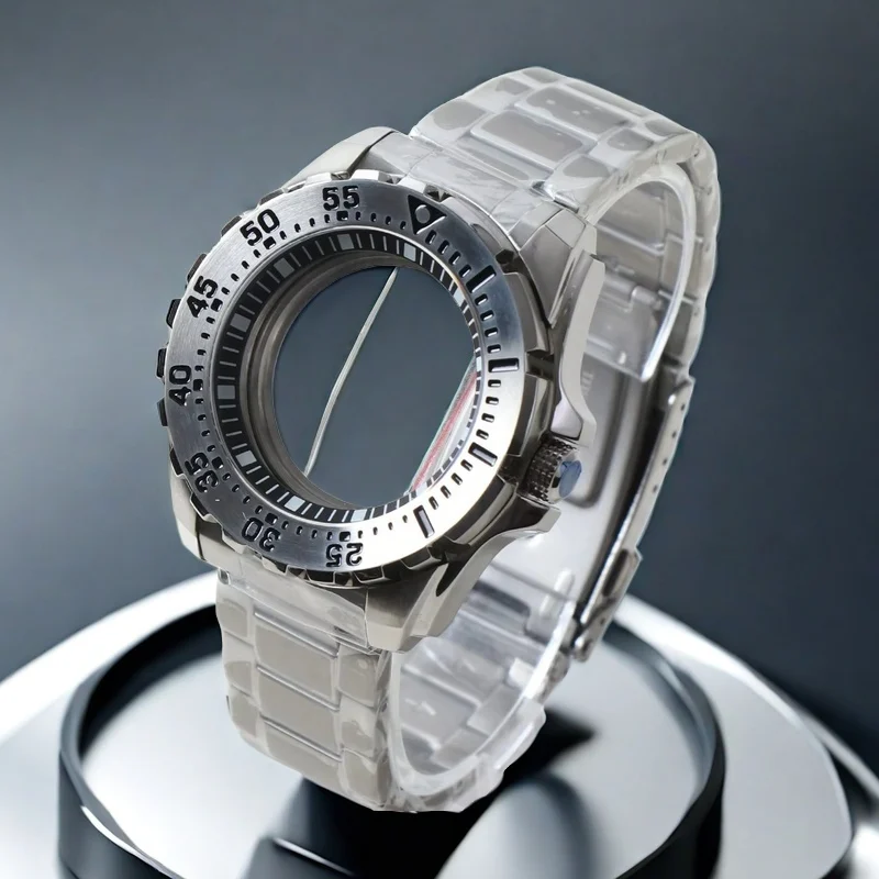 Seiko Mod NH35 Часы Monster Корпус 45 мм Нержавеющая сталь 316L для NH Механизм 28 5 Циферблат 10