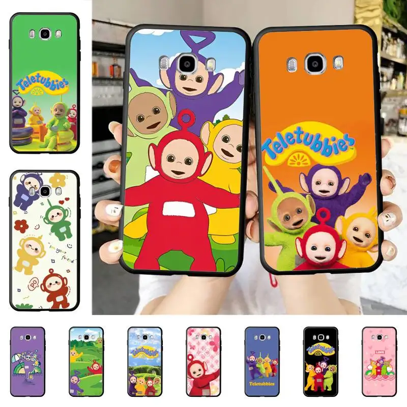 

hot Cartoon UK Cute T-Teletubbies Phone Case for Samsung J 4 5 6 7 8 prime plus 2018 2017 2016 J7 core