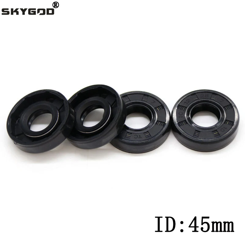 

1Pcs ID 45mm Nitrile Rubber Shaft Oil Seal TC-45-55/56/58/60/65/68/70/72/75/78/80/82/85/90/100 * 5/7/8/10/12 Double Lip Oil Seal