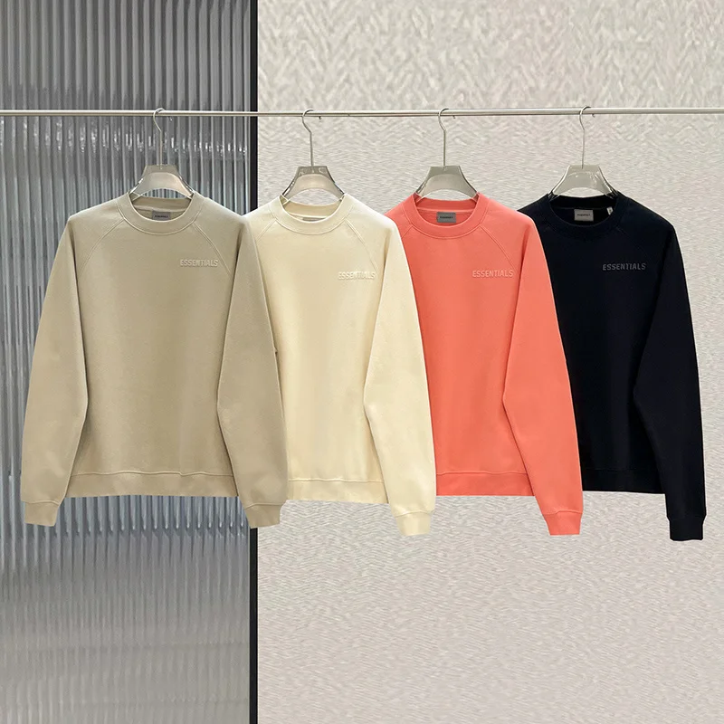 

New Fashion Sweatshirt die Flocking Letter Sweatshirt Hip hop Loose Unisex cotton Pullover
