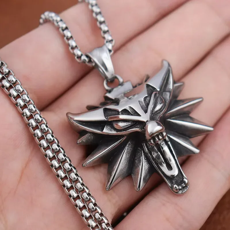 Серия книг волшебников значок с головой волка кулон ожерелье охота на монстров