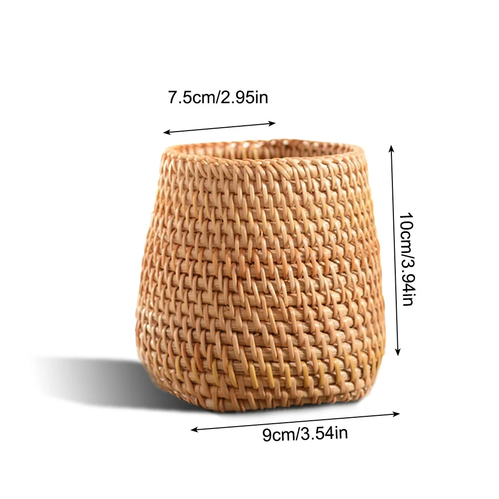 

Ручные Ротанговые палочки, держатель для хранения, ложки, ведро, столовые ножи, вилки, органические домашние корзины для хранения