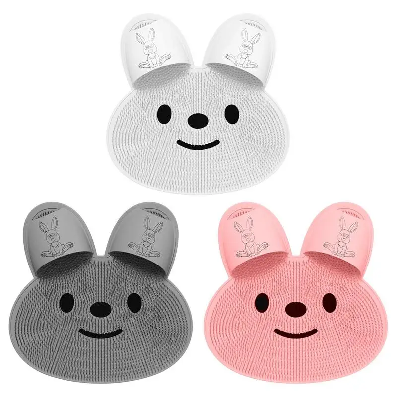 

Shower Foot & Back Scrubber Non-Slip Bath Mat & Body Brush Shower Massage Scraper Mat Foot Massage Bathroom Cleaning Tools