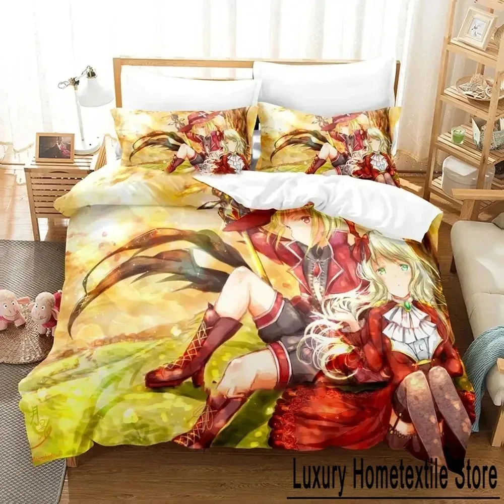 3D Print Anime Revue Starlight Bedding Set Boys Girls Twin Queen Size Duvet Cover Pillowcase Bed Kids Adult Fashion Home Textile