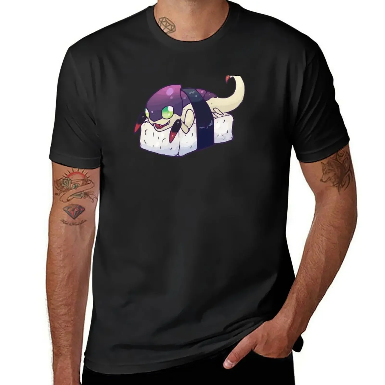 Симпатичная Мужская футболка Xenos 'сот с принтом суши мужские футболки