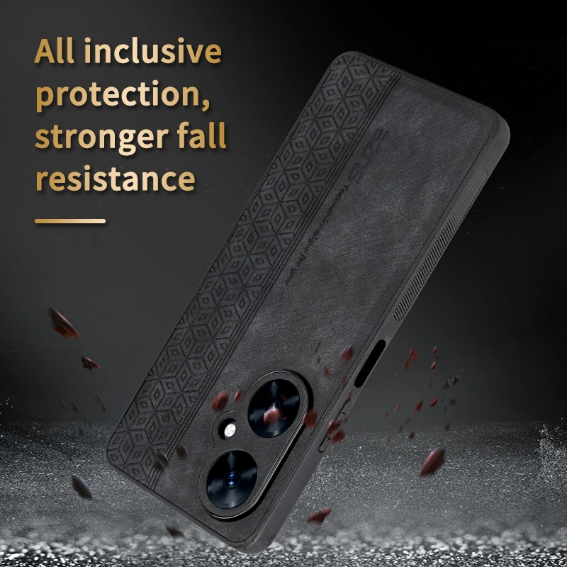 Роскошный кожаный чехол с 3D тиснением для Huawei Nova 11 Pro 11i прочный мягкими краями