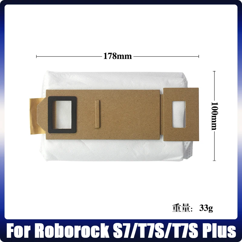 

Сменный мешок для пыли для Xiaomi Mijia Roborock T7S T7S Plus S7 S70 S7 MAX S7 MAXV, пылесборник, запасные части для домашнего робота