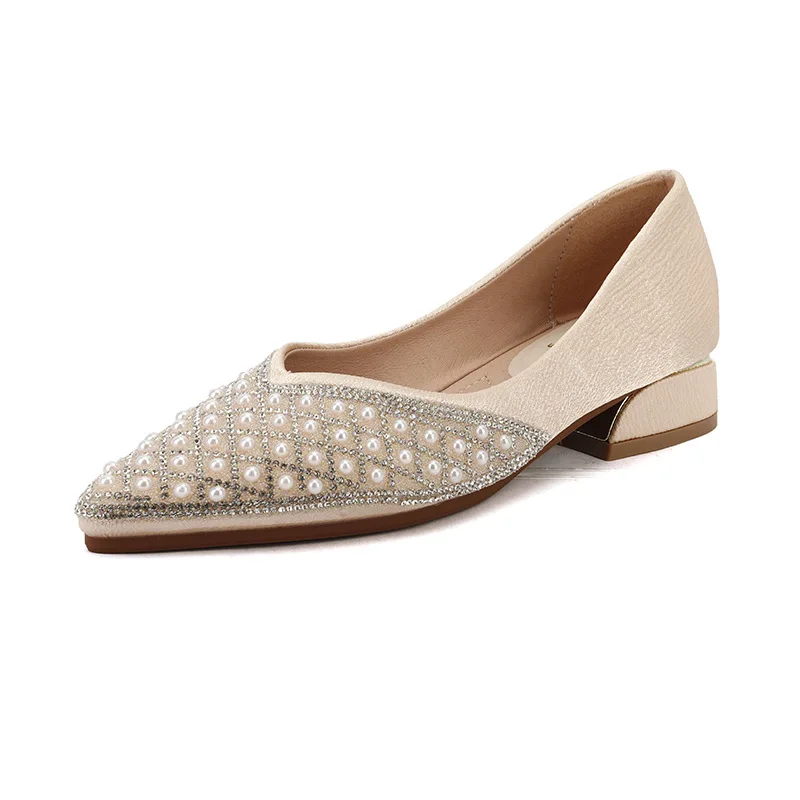 

Fashion Flats for Women Boat Shoes Elegant Office Lady Shoes Pointed toe Women Flats Brand Woman Party Shoes Plus Size 42 A4605