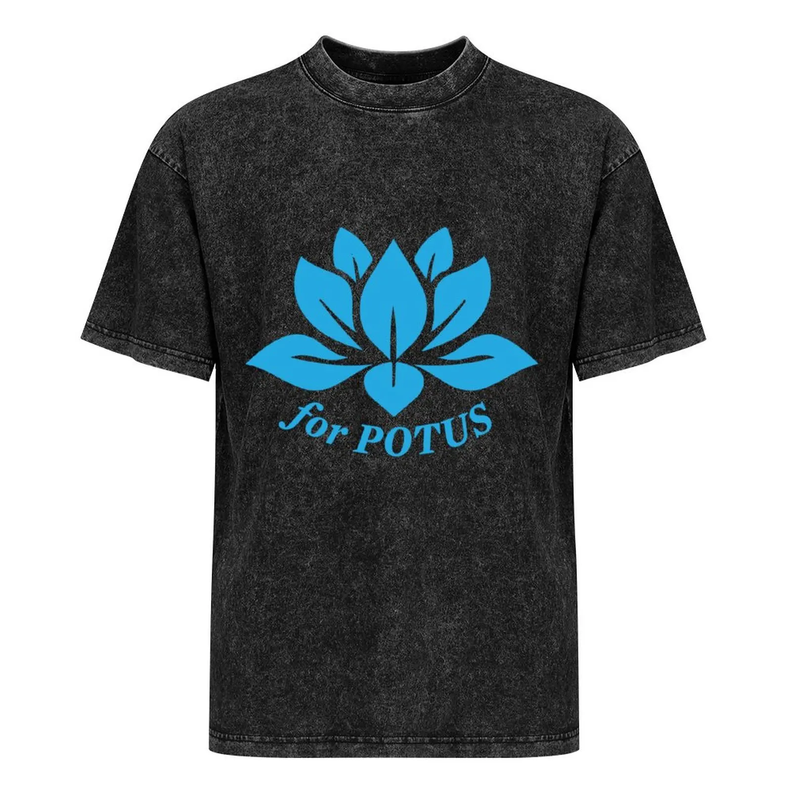 Футболка LOTUS for POTUS с фигурками аниме корейская модная одежда футболки для мужчин