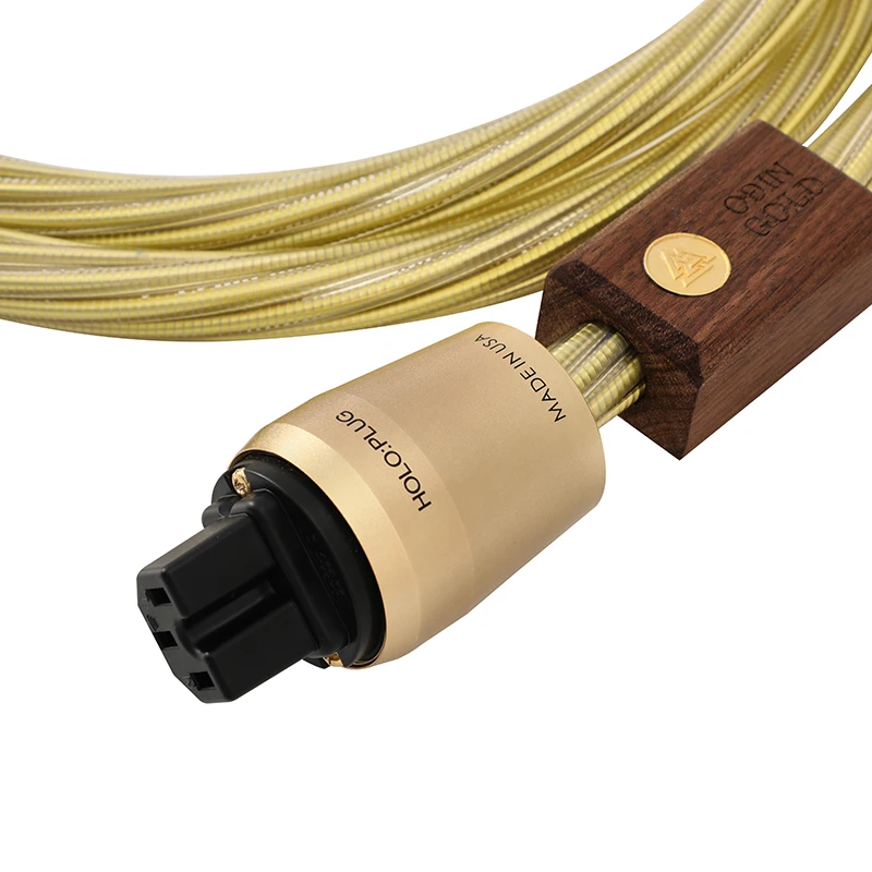 Золотистый Hi-Fi шнур питания Nordost Odin