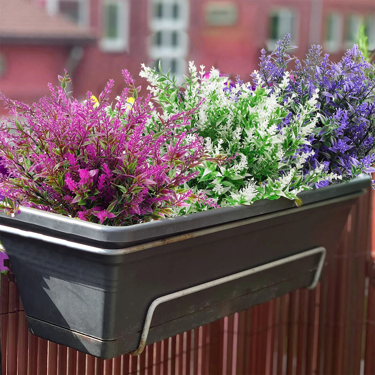 

9 шт. искусственная Лаванда, реалистичный Букет Лаванды, разноцветные Искусственные пластиковые растения, цветы для дома