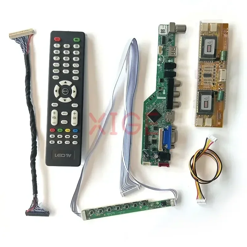 Карта контроллера ЖК-дисплея подходит для HSD190ME12 HSD190ME13 HSD190MEN3 Kit DIY VGA + HDMI AV USB