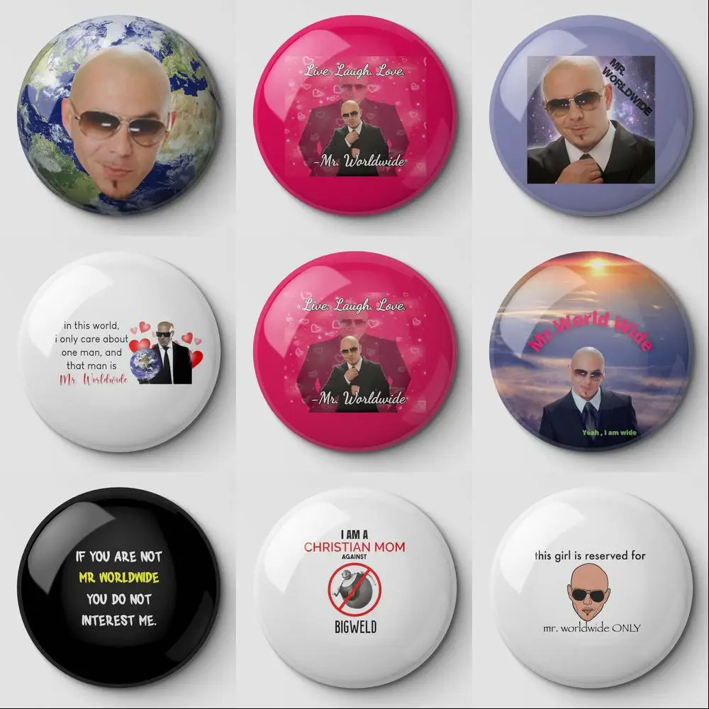 

Mr Worldwide говорит, что живее смеется любовь в этой мягкой кнопке, настраиваемый модный металлический мультяшный нагрудный знак брошь