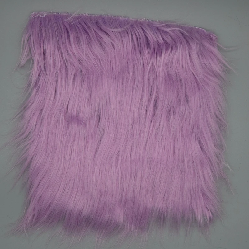 25x45cm Small Piece 28 Colors Green Orange Purple Brown 7cm Long Plush Fake Wool Fur Fabric For Doll Hair Animal Ears - купить по