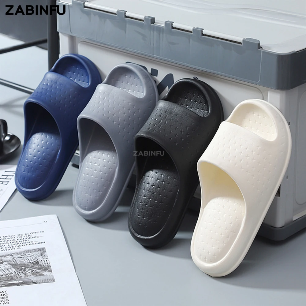 Men's Slippers 2023 Summer Flip Flops Men Sandals Women EVA Slippers Outdoor Sport Slippers Indoor Bathroom Couple Shoes