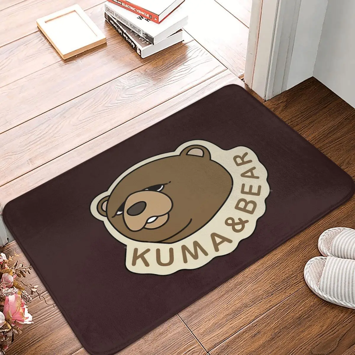 

Нескользящий кухонный коврик Сиба-ину, фланелевый коврик Kuma And Bear, приветственный коврик, декоративный коврик для пола