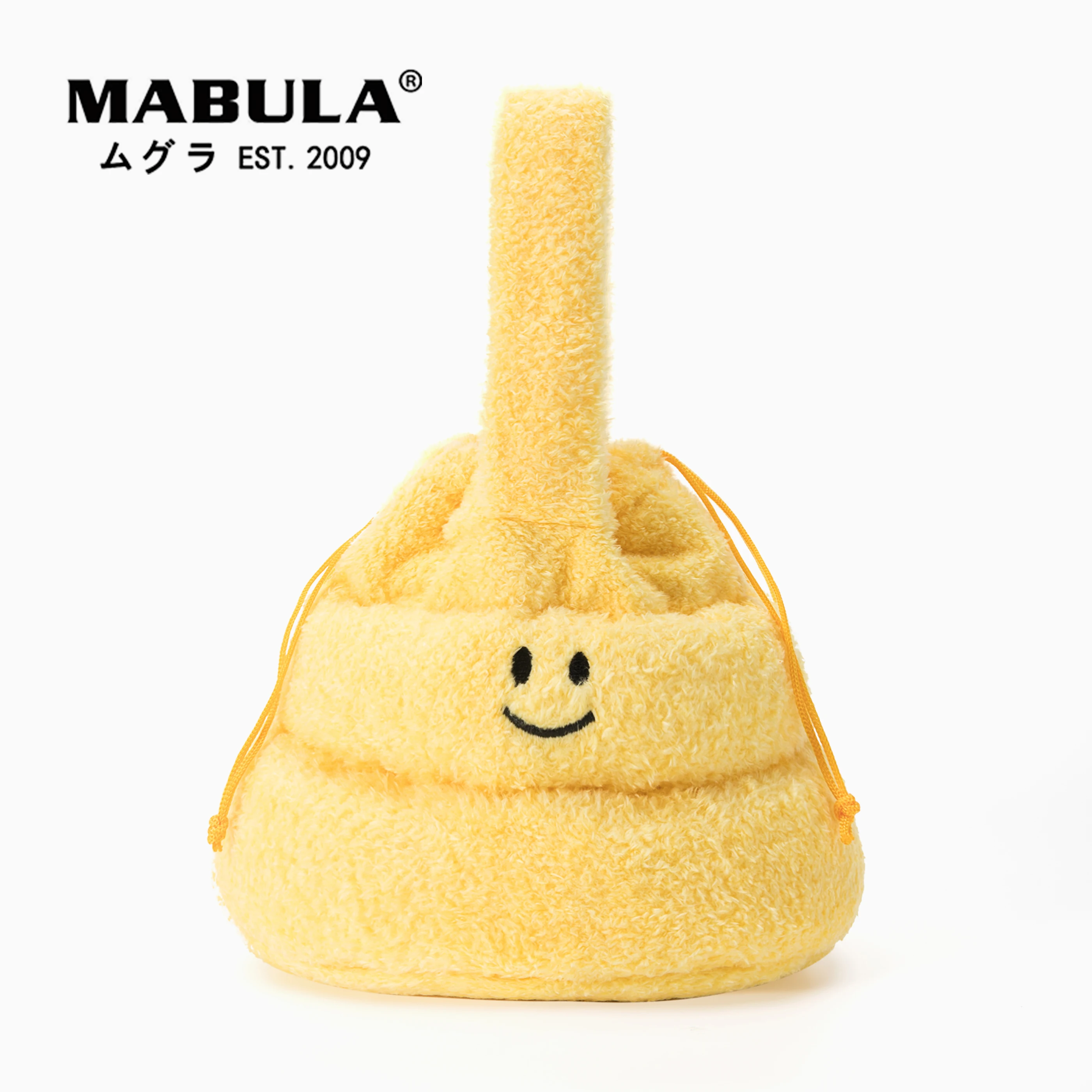 

Женская сумочка MABULA из искусственного меха, уникальный дизайн, маленькие милые кошельки для телефона, женские тоуты с принтом улыбки, интер...
