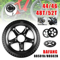 bicycle mid motor chain wheel chainring 44t 46t 48t 52t electric bicycle conversions chain wheel for bafang bbs01b bbs02b