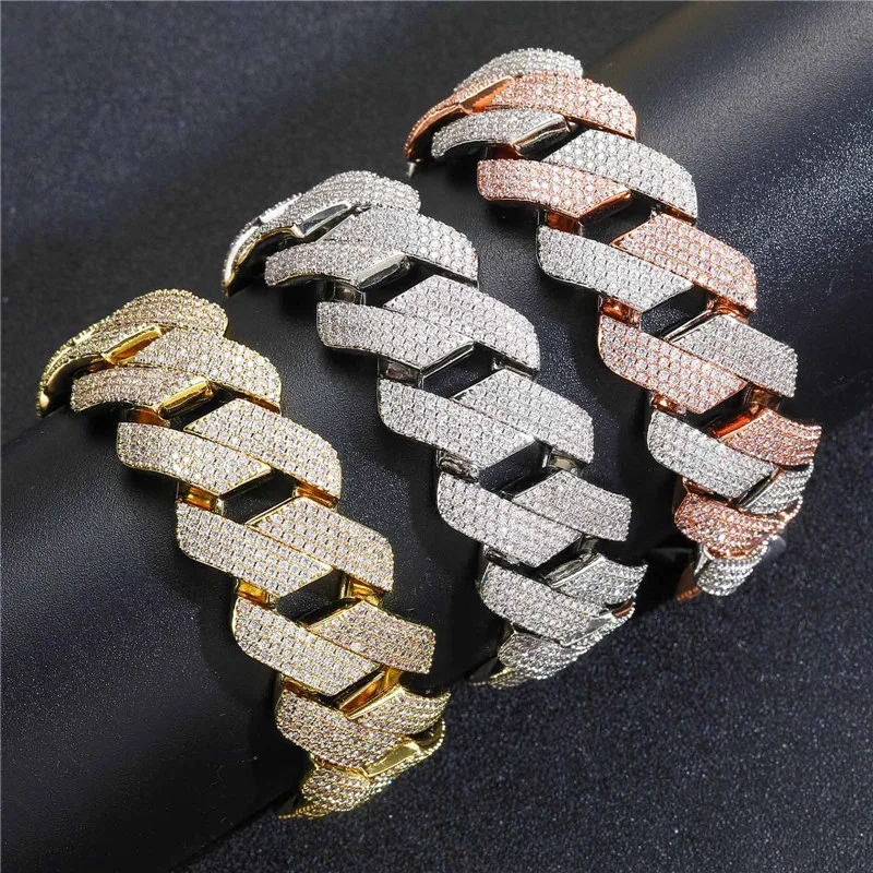 

Браслеты-цепочки из кубинской цепи, 22 мм