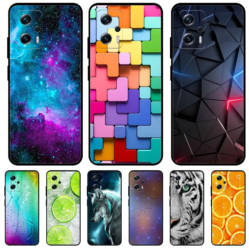 

For Xiaomi Redmi Note 11T Pro 5G Case Silicon Back Cover Phone Case for Redmi Note 11T Pro Plus Cases Note11T Pro 5G Soft bumper