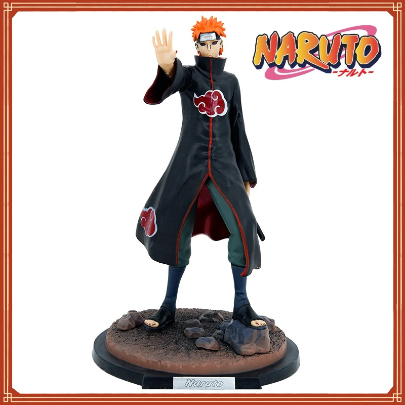 

28cm Naruto Six Paths of Pain Anime Peripheral Hand-made Toys PVC Model Ornament Office Decoration Christmas Gift Birthday Gift