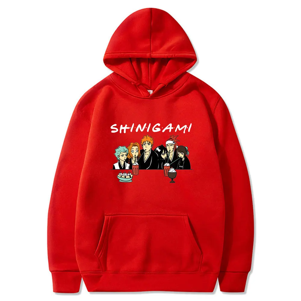 Толстовки отбеливающие Kurosaki Ichigo мужские и женские толстовки с принтом друзей