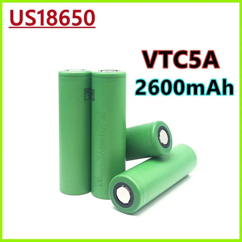 Литий-ионная аккумуляторная батарея US18650, VTC5,30A, 2600 мАч, широко используется в аварийных огнях, инструментах, аудиооборудовании и т. д.
