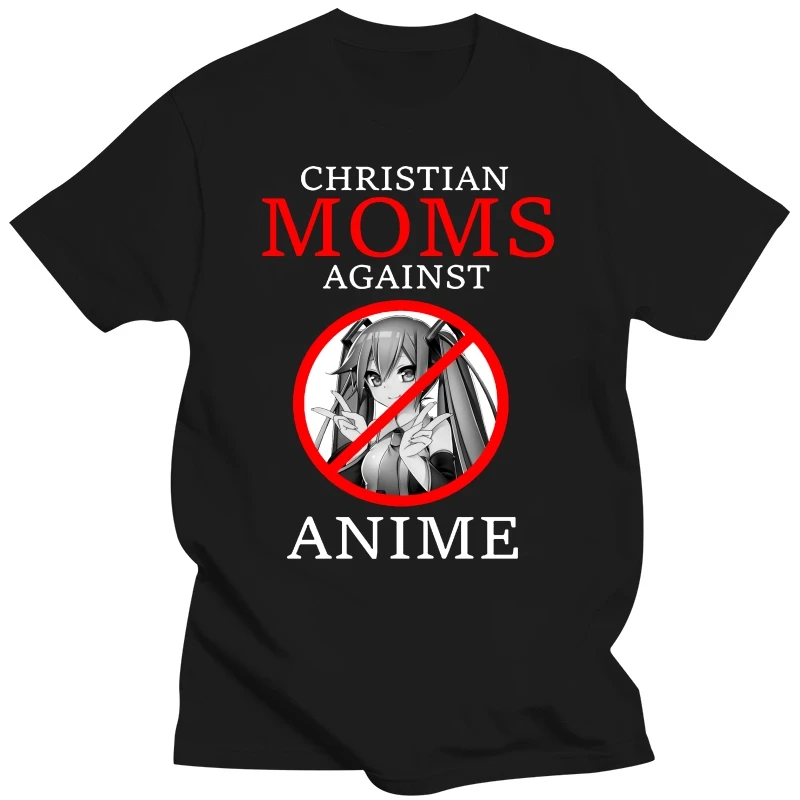 

Hottest Sale Christian Moms Against Anime Comfortabled Couple Tees Hip Hop T-Shirts Streetwears Unsiex Clothes New Clothing