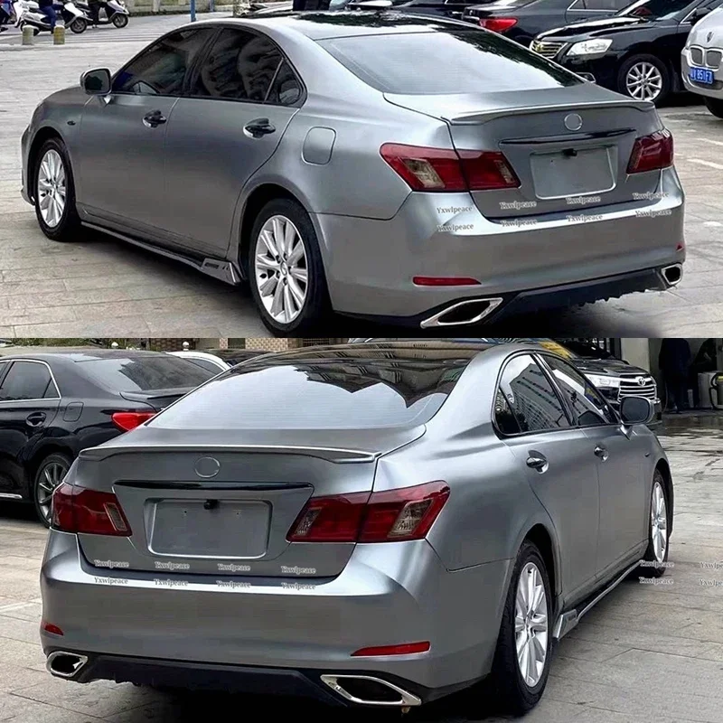 Спойлер для Lexus ES ES240 250 300 350 2006-2011 глянцевый черный/карбоновый спойлер из