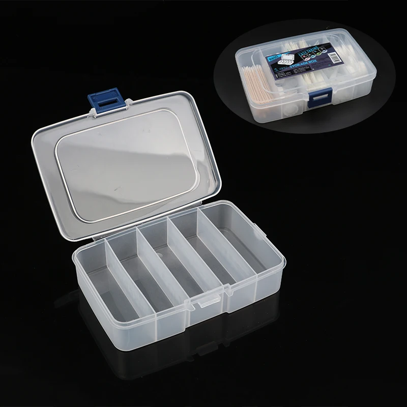 

Пластиковый контейнер для хранения ювелирных изделий, регулируемый контейнер для бисера, коробка для сережек, прямоугольная коробка для ювелирных изделий